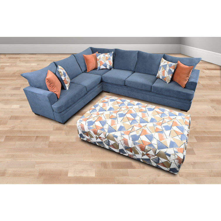 Latitude Run® Davaunte Corner Sectional in Polyester Blend Wayfair